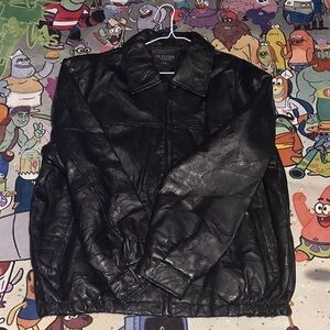 Vintage explorer leather jacket